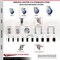 Service Caster 3.5 Inch 316SS Blue Polyurethane Swivel 1-3/4 Inch Stem Caster Lock Brake, 2PK SS316TTLEX20S3514-PPUBBLUE-2-S-2-134 - alternate 3